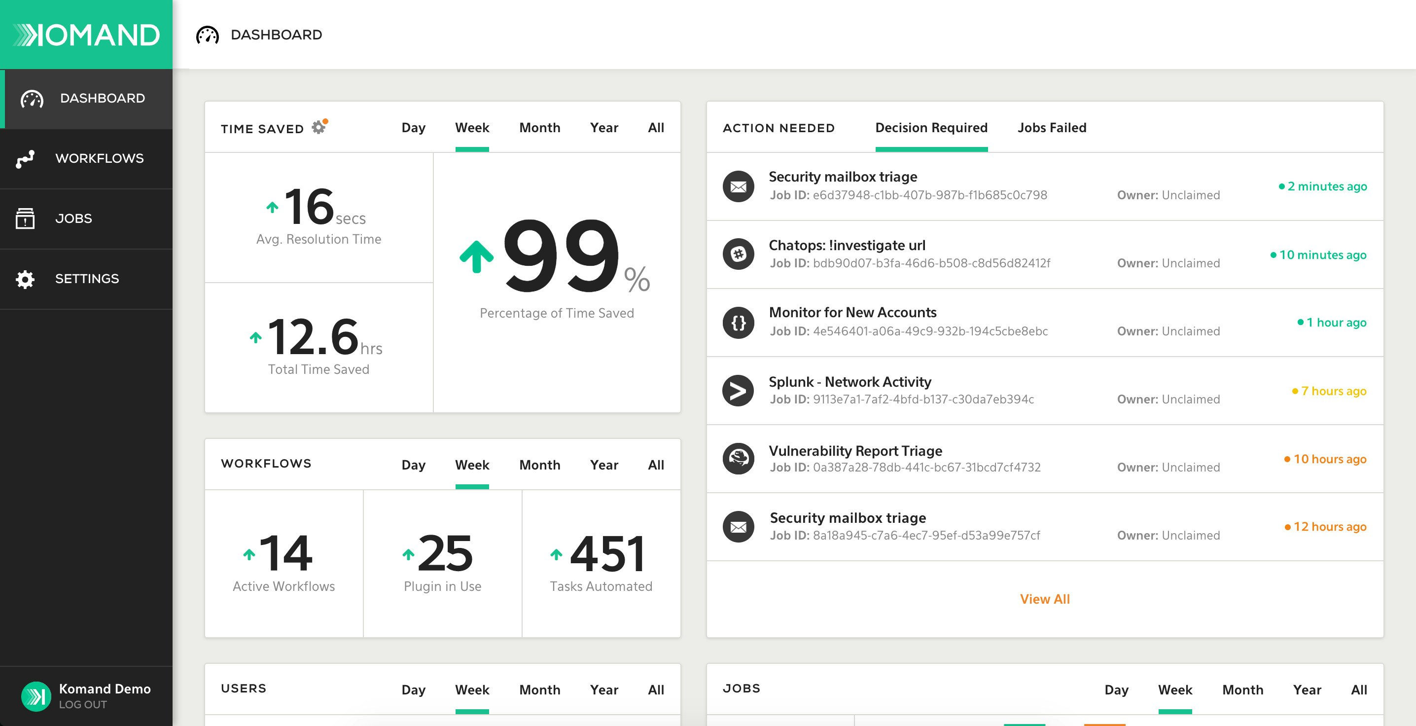 Komand Security Orchestration & Automation gallery image