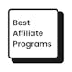 Best Affiliate Programs