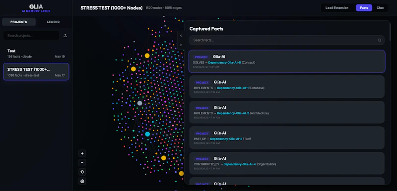 Glia screenshot 2