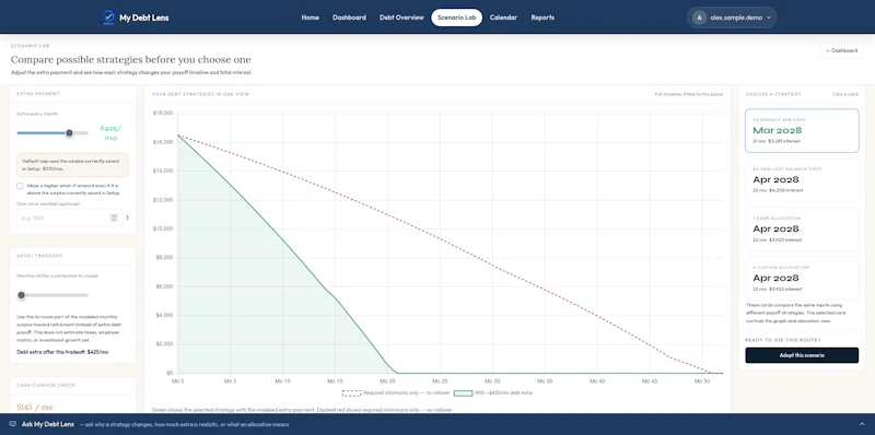 My Debt Lens screenshot 3