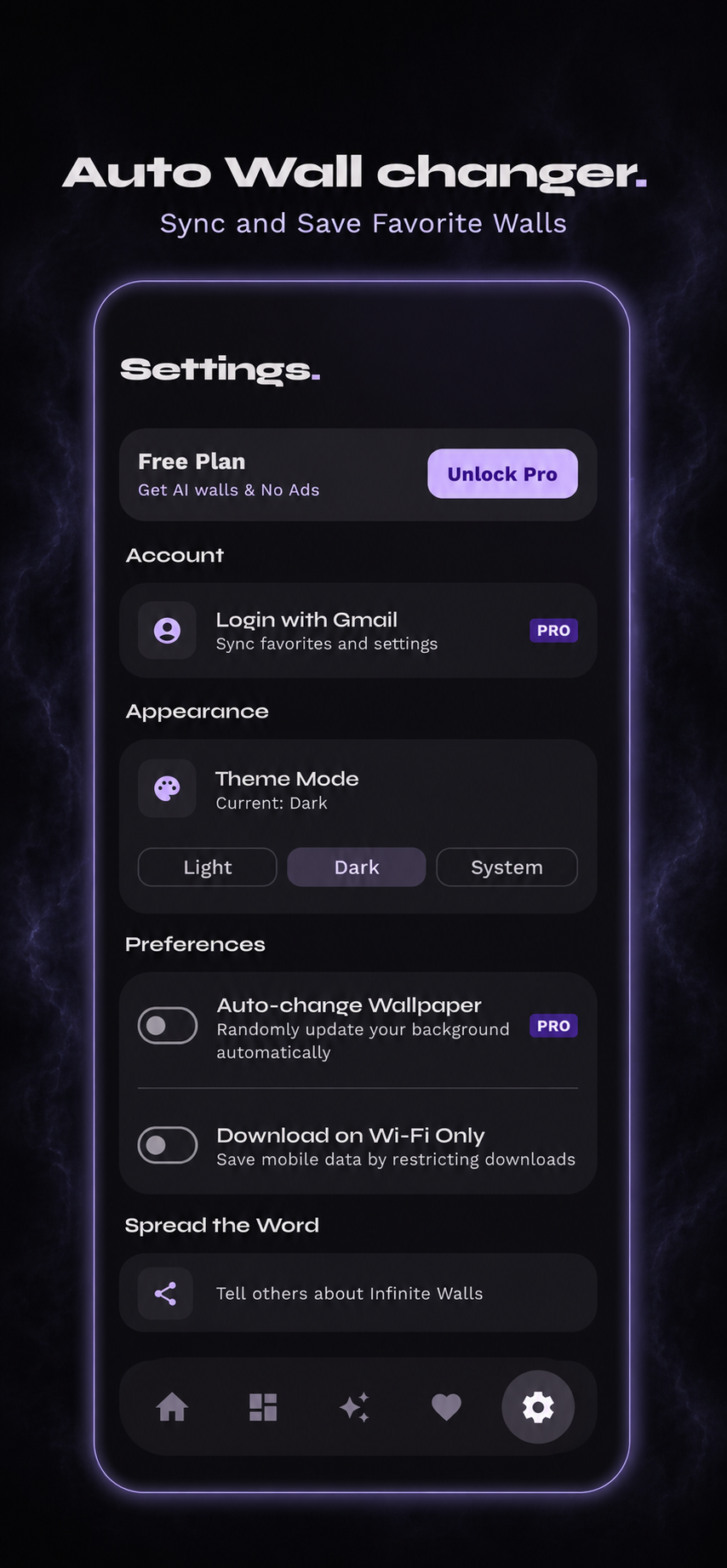 Infinite Walls: AI Wallpaper Creator  gallery image