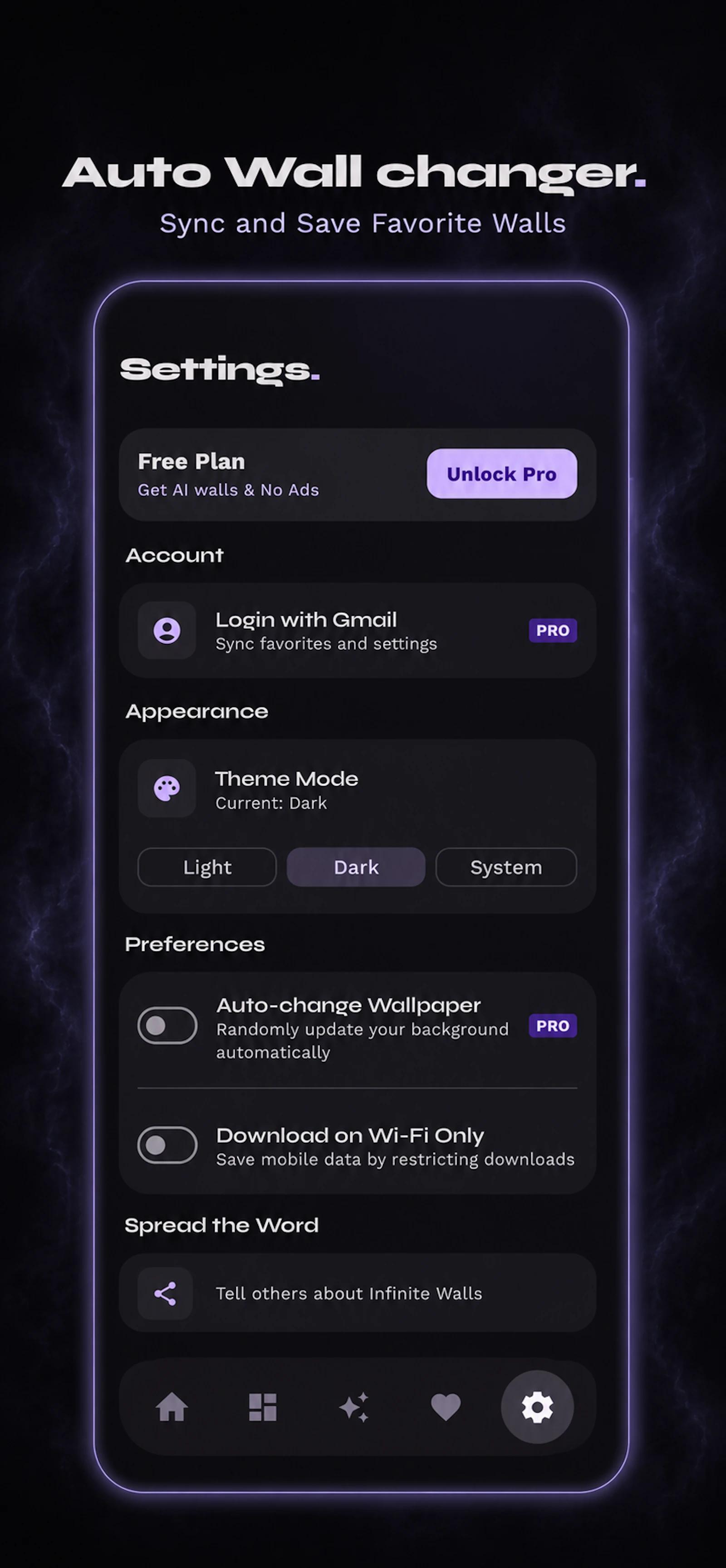 Infinite Walls: AI Wallpaper Creator  screenshot 5
