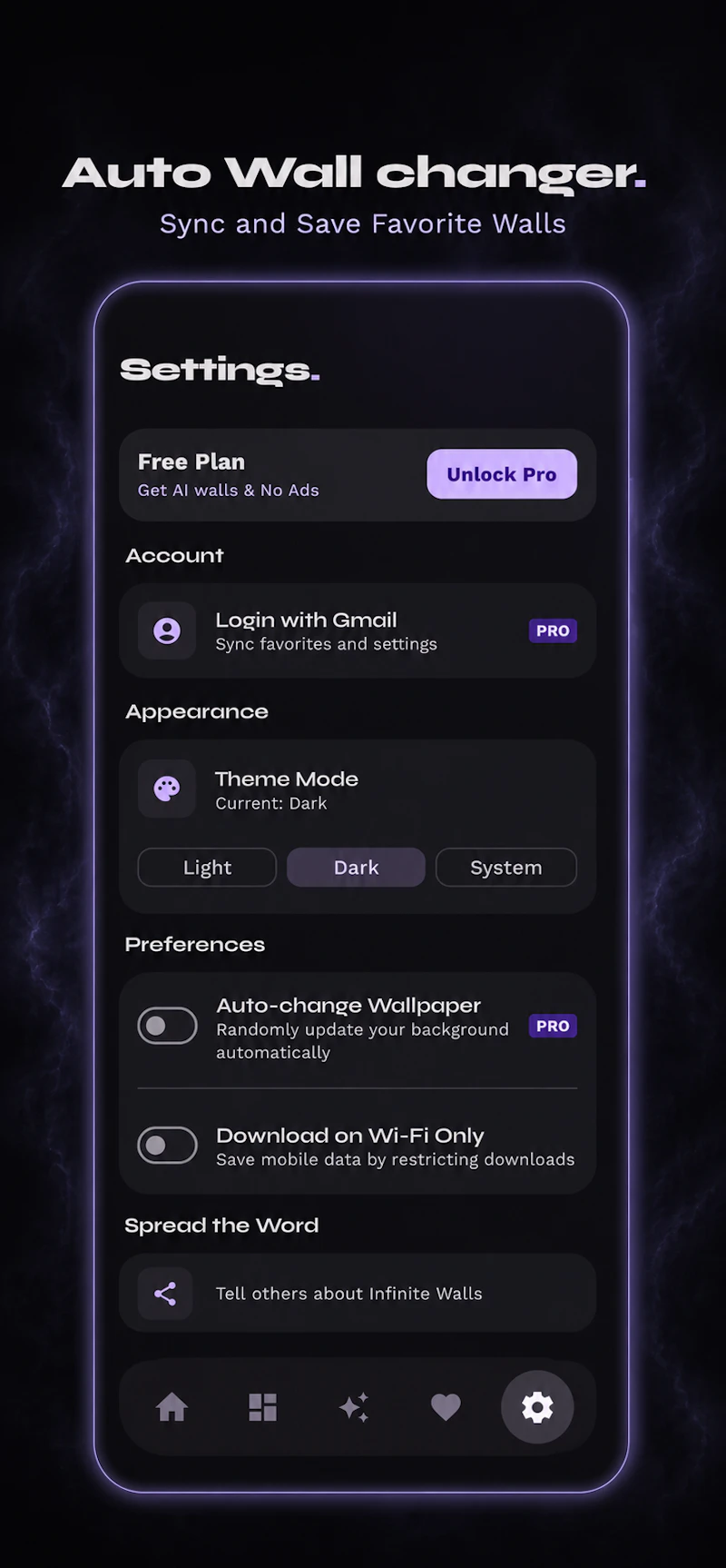 Infinite Walls: AI Wallpaper Creator  screenshot 5