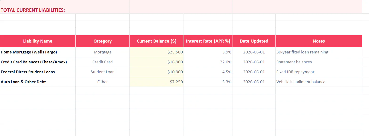 FinanceFlows Net Worth Tracker gallery image