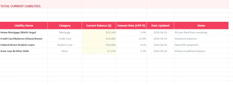FinanceFlows Net Worth Tracker screenshot 3