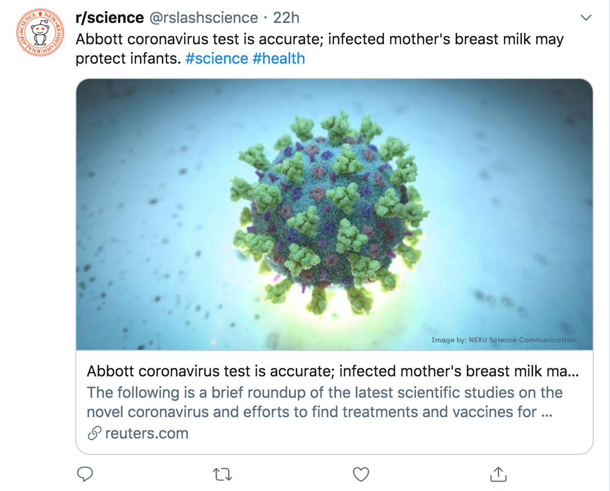 r/science is now on Twitter. gallery image