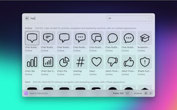 Heroicons for Raycast gallery image