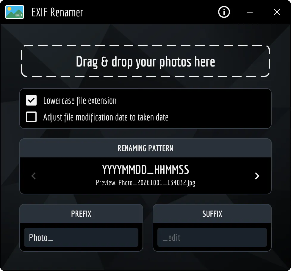 EXIF Renamer gallery image