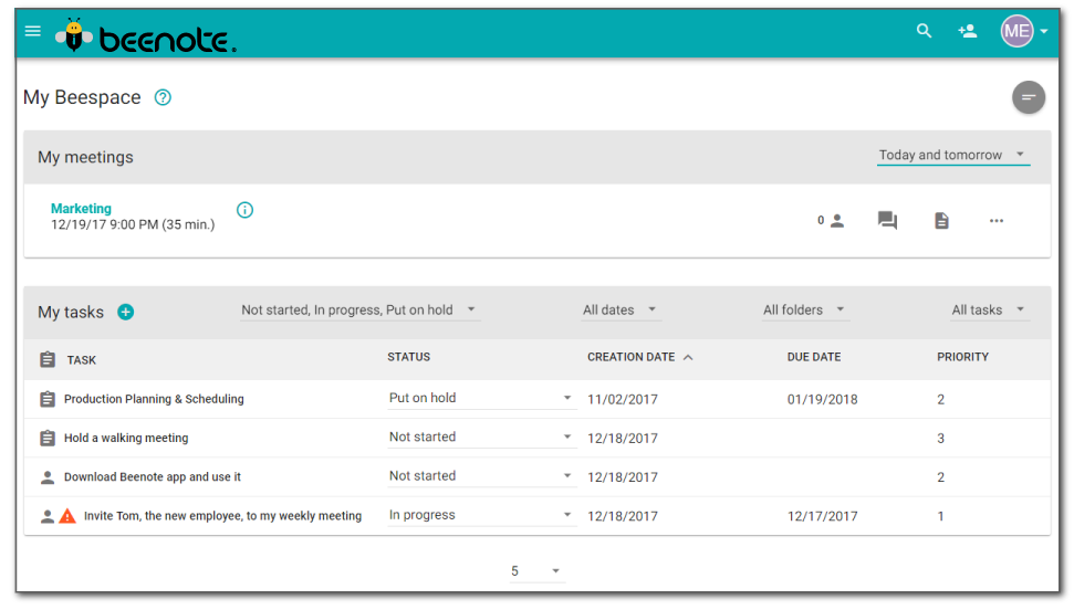 Beenote gallery image