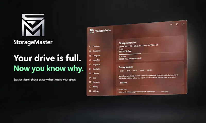 StorageMaster  screenshot 1
