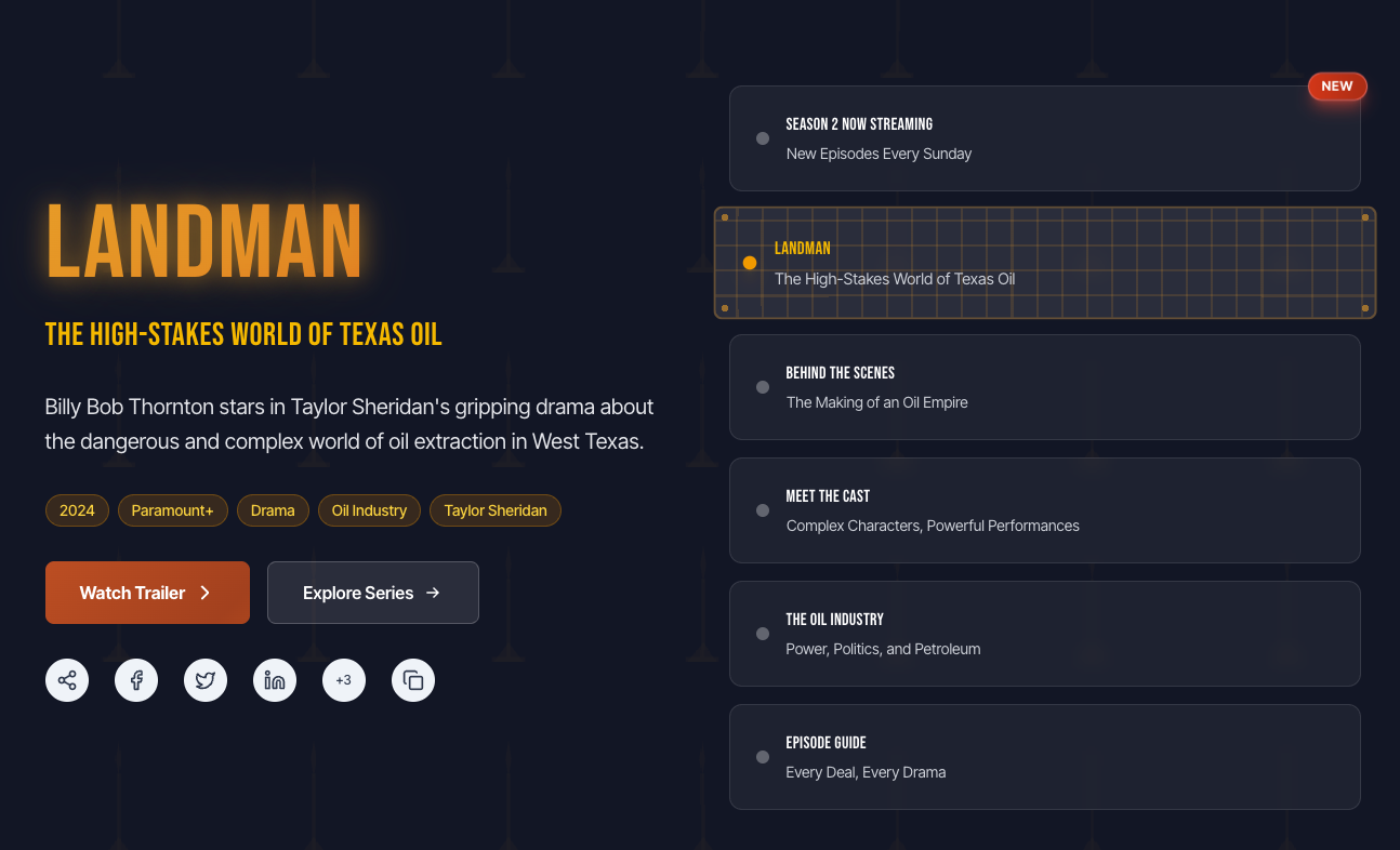 Landman Unofficial Site gallery image