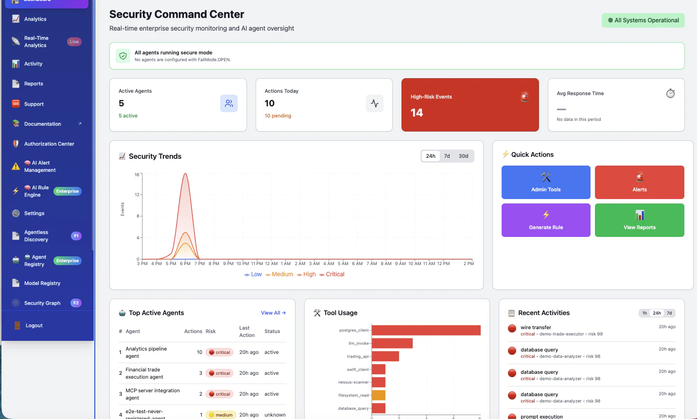 ASCEND - AI Agent and MCP Control Plane screenshot 1
