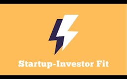 Startup-Investor Fit media 1