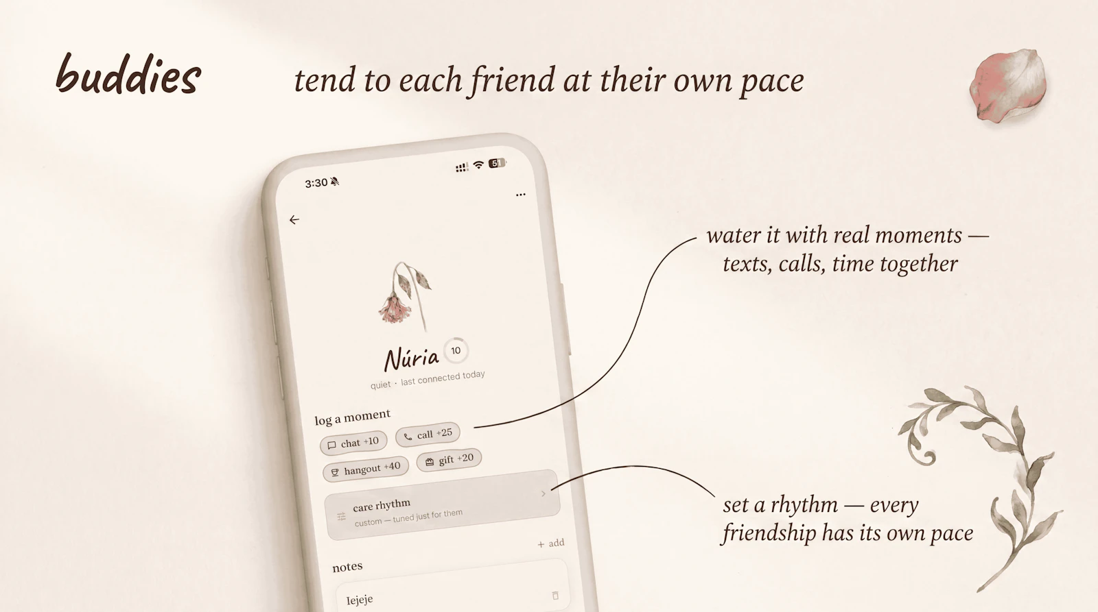 Buddies: Friendship Tracker screenshot 3
