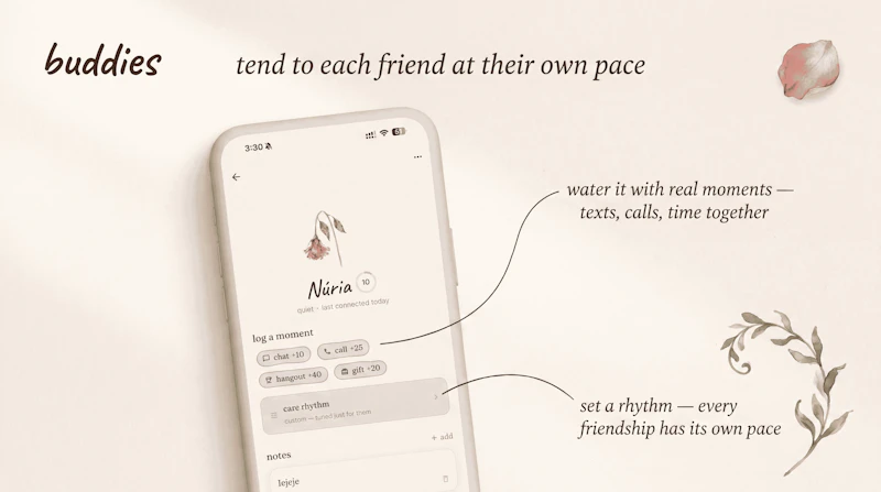Buddies: Friendship Tracker screenshot 3