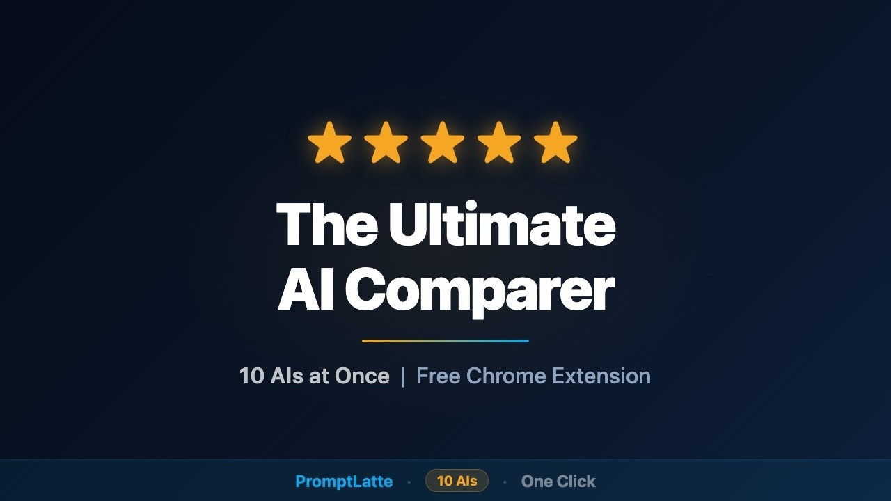 PromptLatte - Compare 10+ AI Answers gallery image