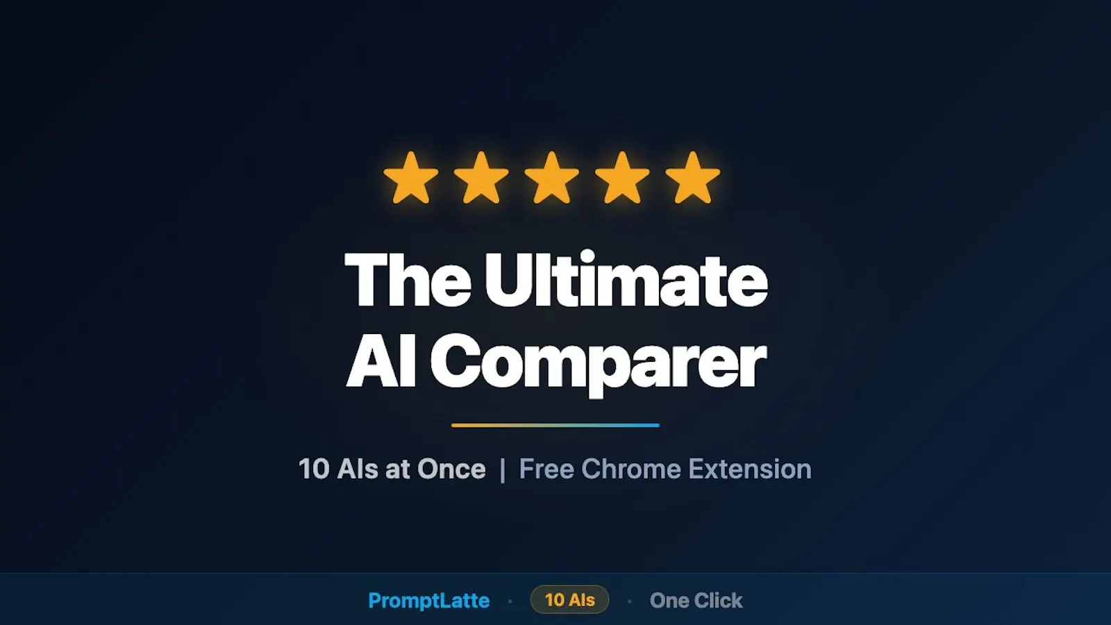 PromptLatte - Compare 10+ AI Answers screenshot 1 (video preview)