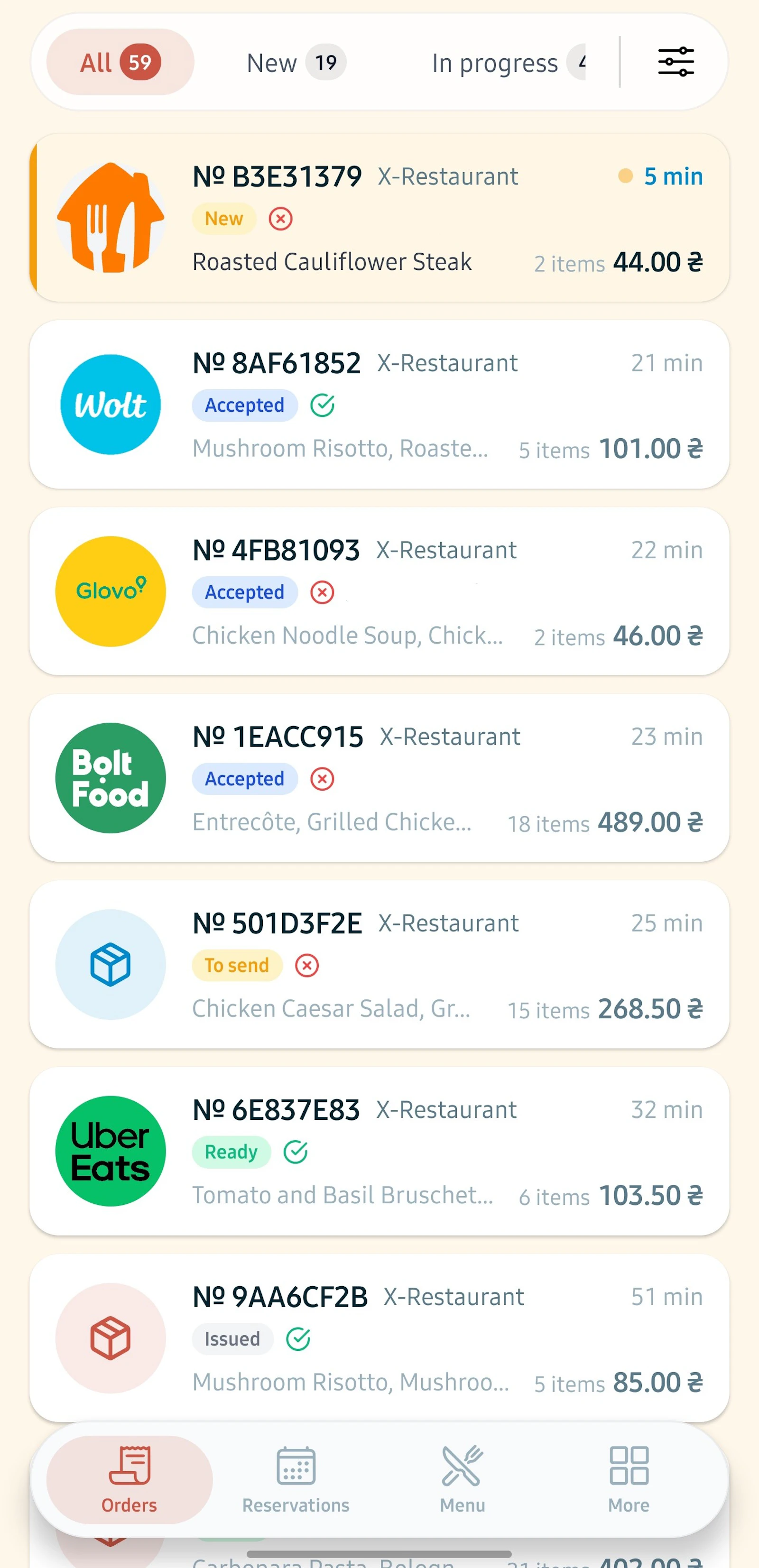 RESTOBOT screenshot 1