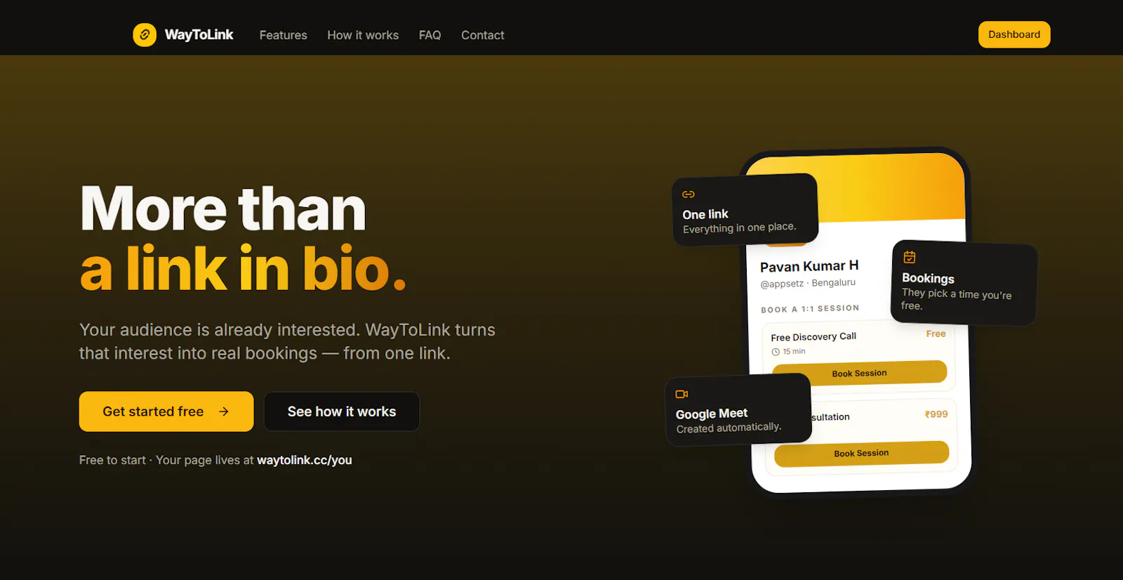 WayToLink screenshot 1