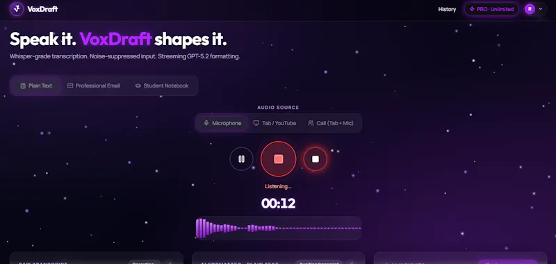 VoxDraft screenshot 5