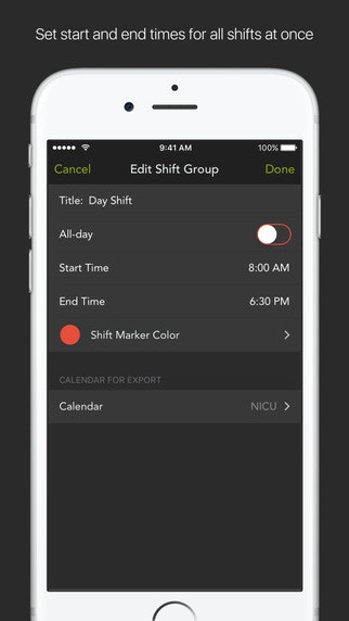 Shifty - Delightful Shift Calendar gallery image