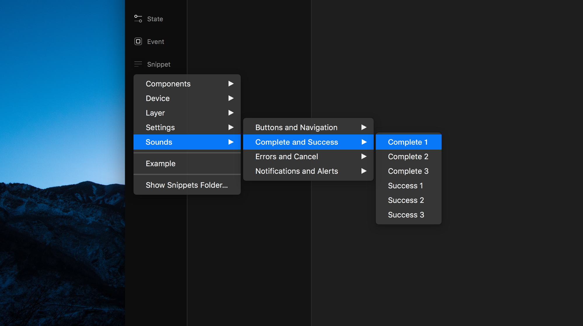 Facebook Sound Kit in Framer Image