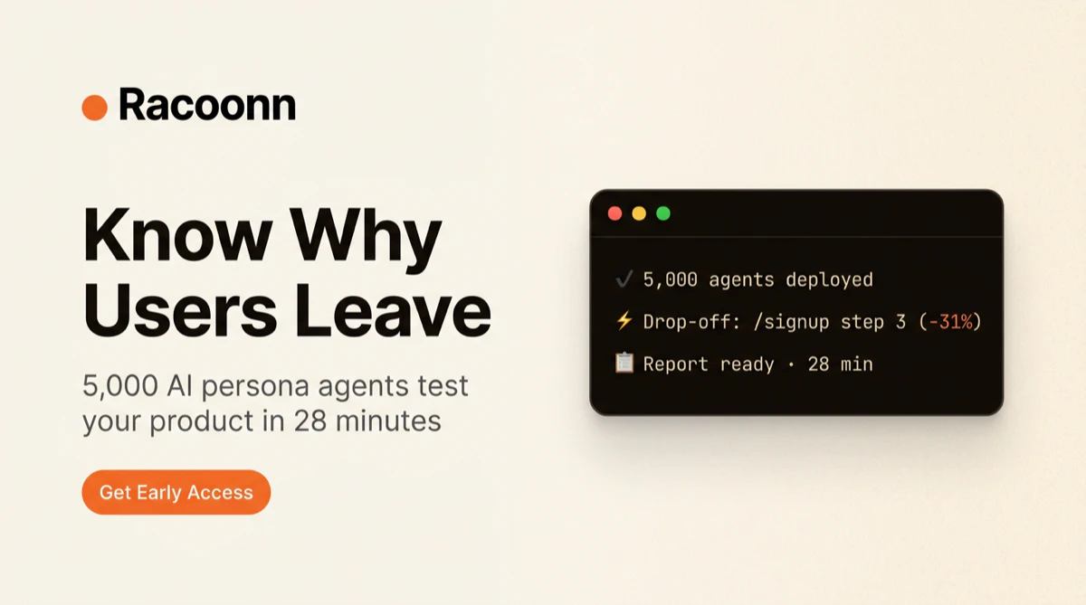 Racoonn Help you build better APP logo