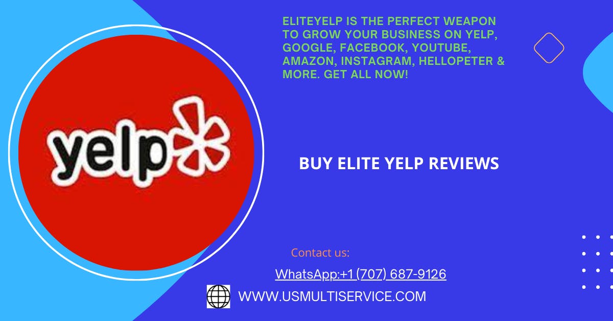 Buy Elite Yelp Reviews - 100% Elite USA media 1