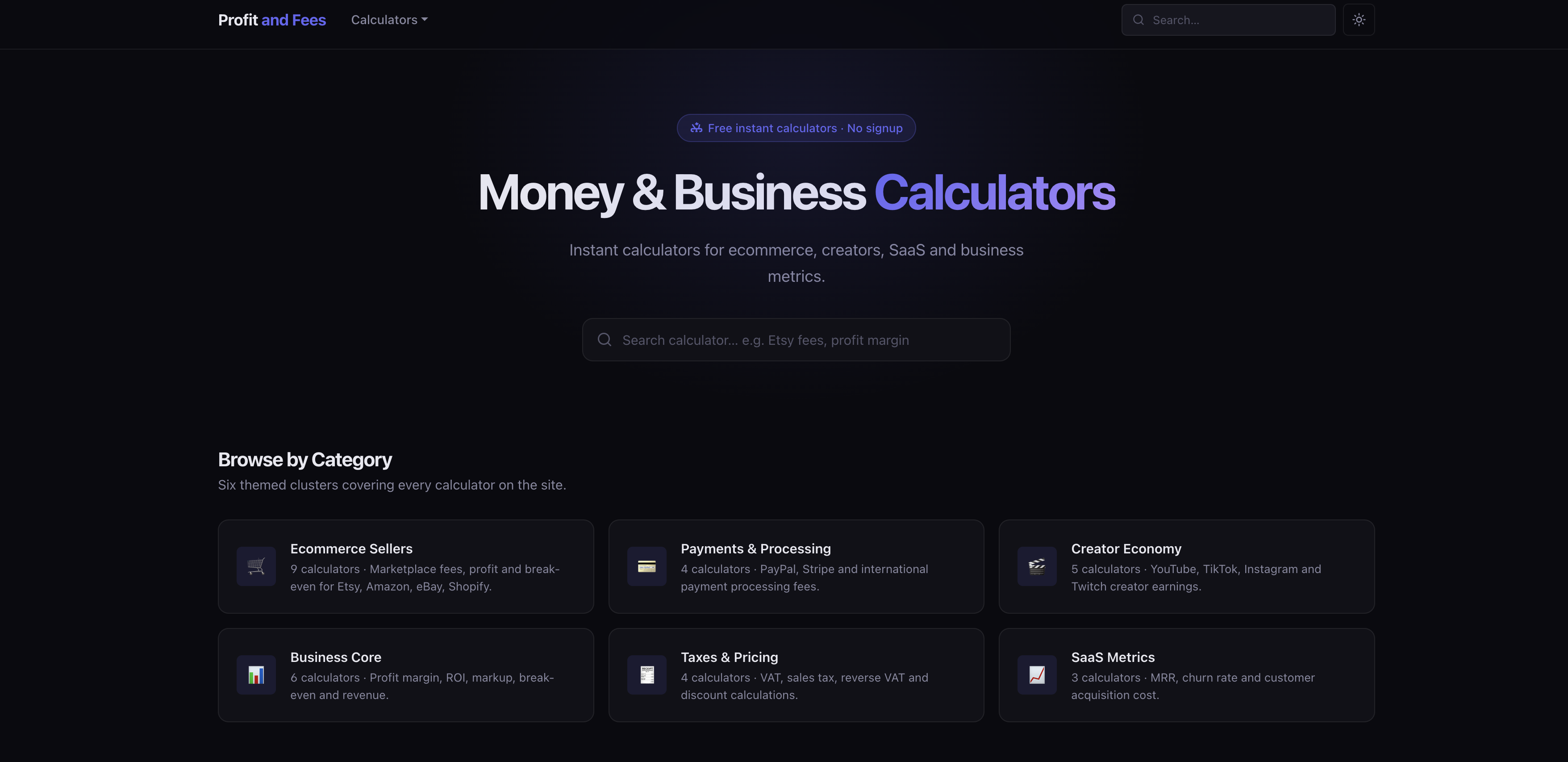 Profit and Fees gallery image