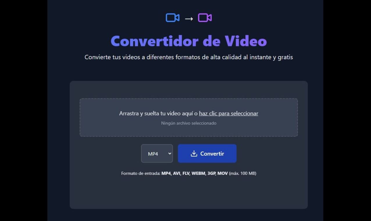Convertidor.mx - İspanyolca herhangi bir multimedya dönüştürmek medya 5
