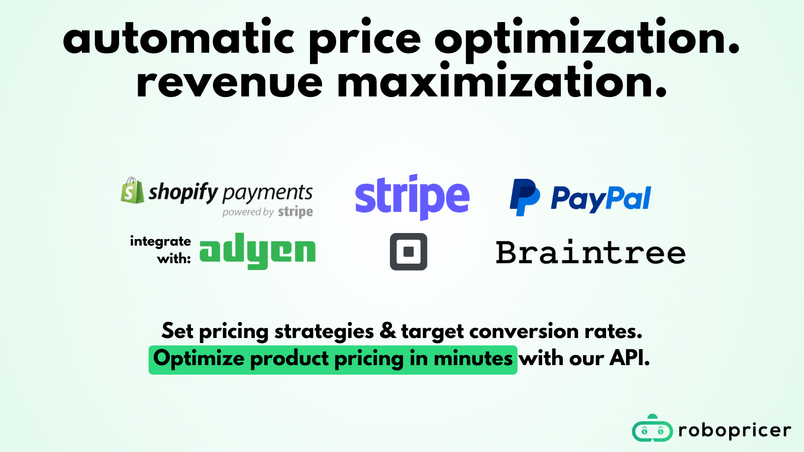 startuptile Robopricer-API automatically optimizes product pricing in real time.