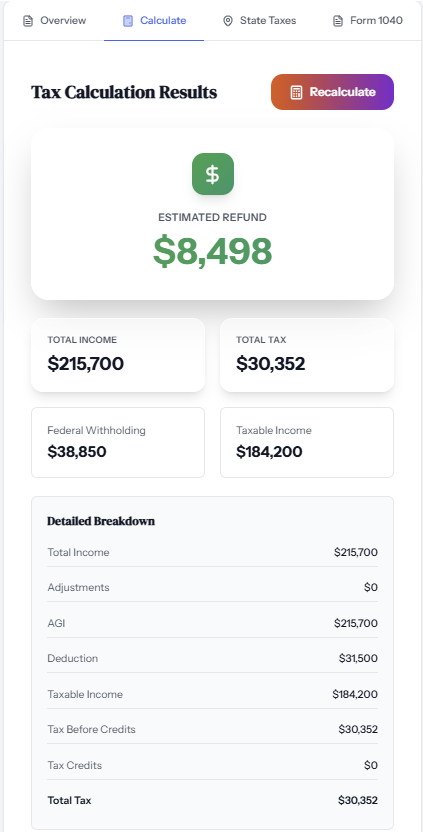 TaxFlux - Screenshot 3 showing product features and functionality