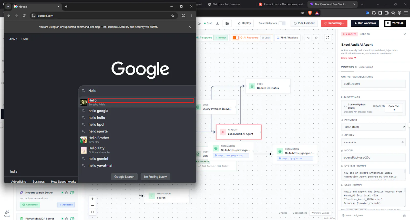 Hyperflow screenshot 5