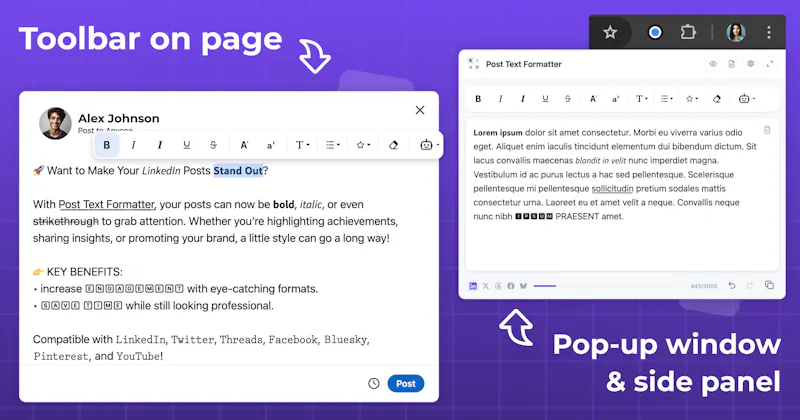 Post Formatter screenshot 2