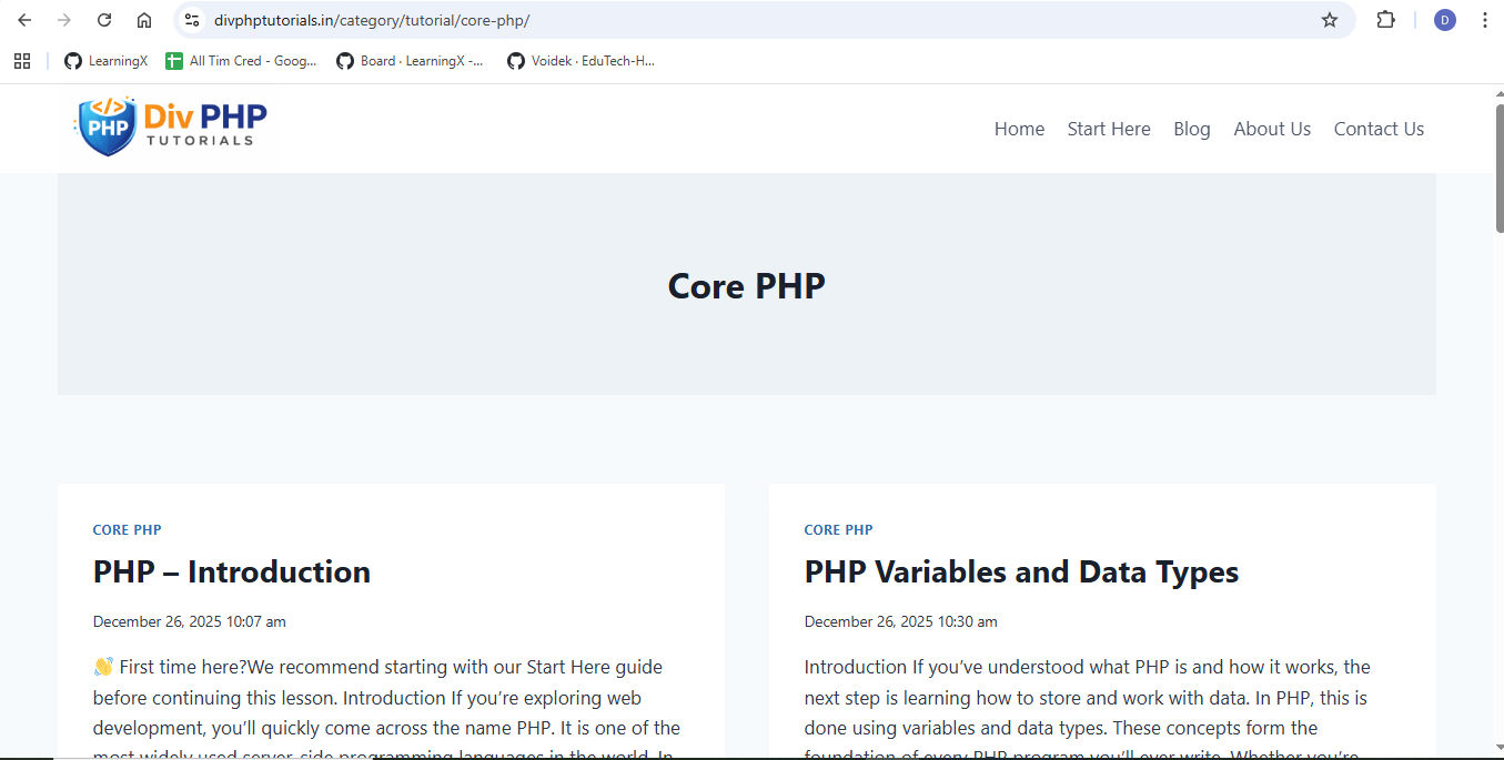 DivPHP Tutorials gallery image