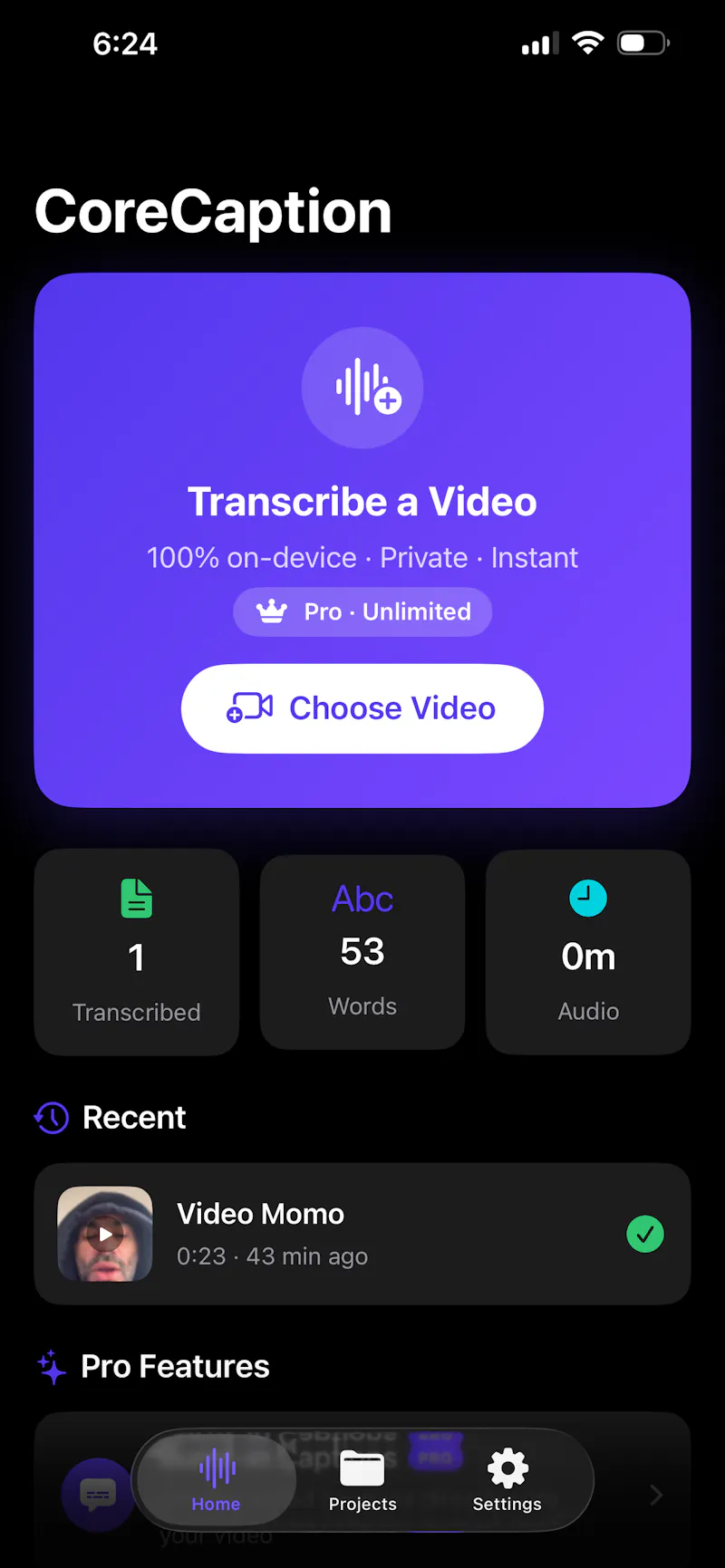 CoreCaption screenshot 1