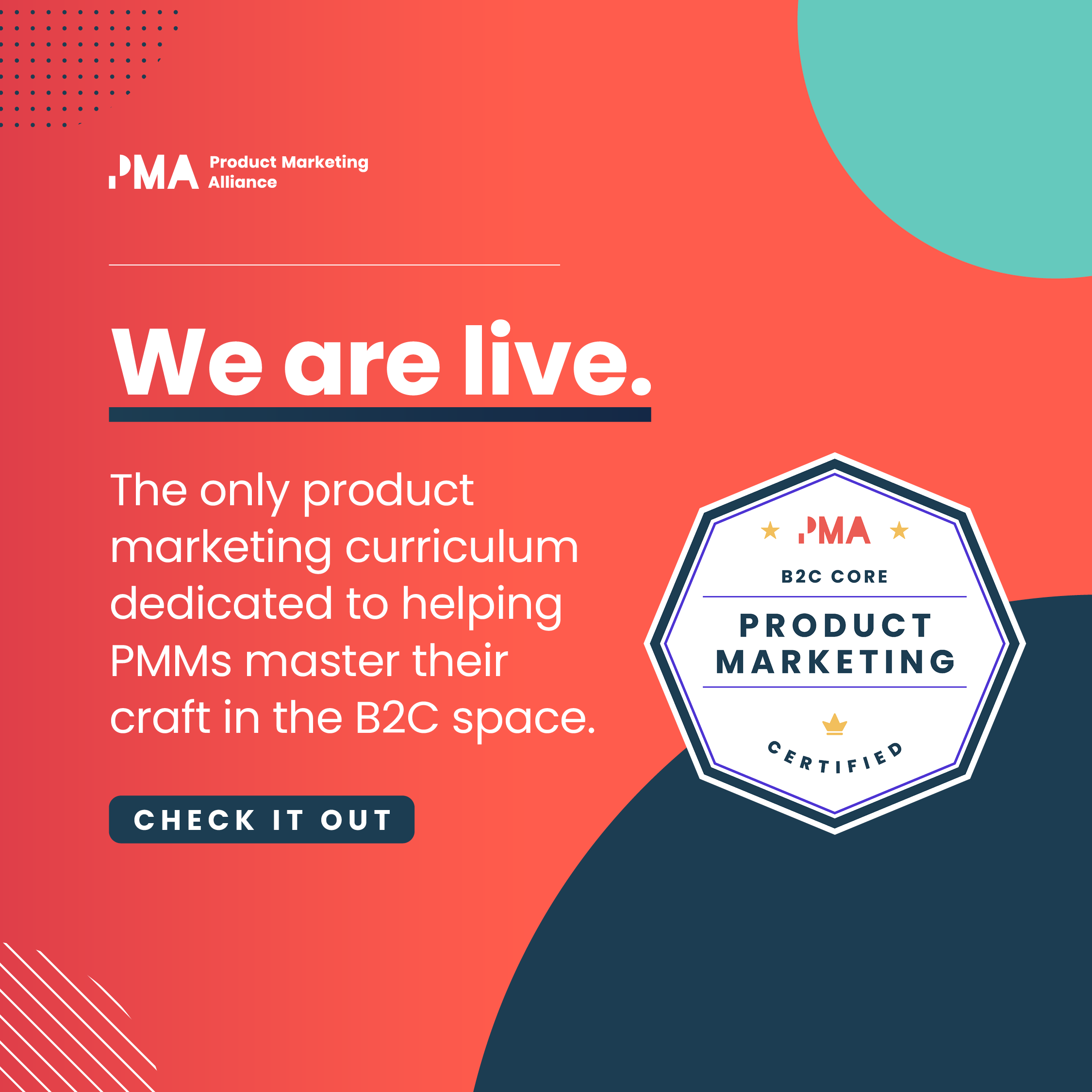 Product Marketing Certified: B2C Core - The only certification dedicated to B2C Product Marketing. media 4