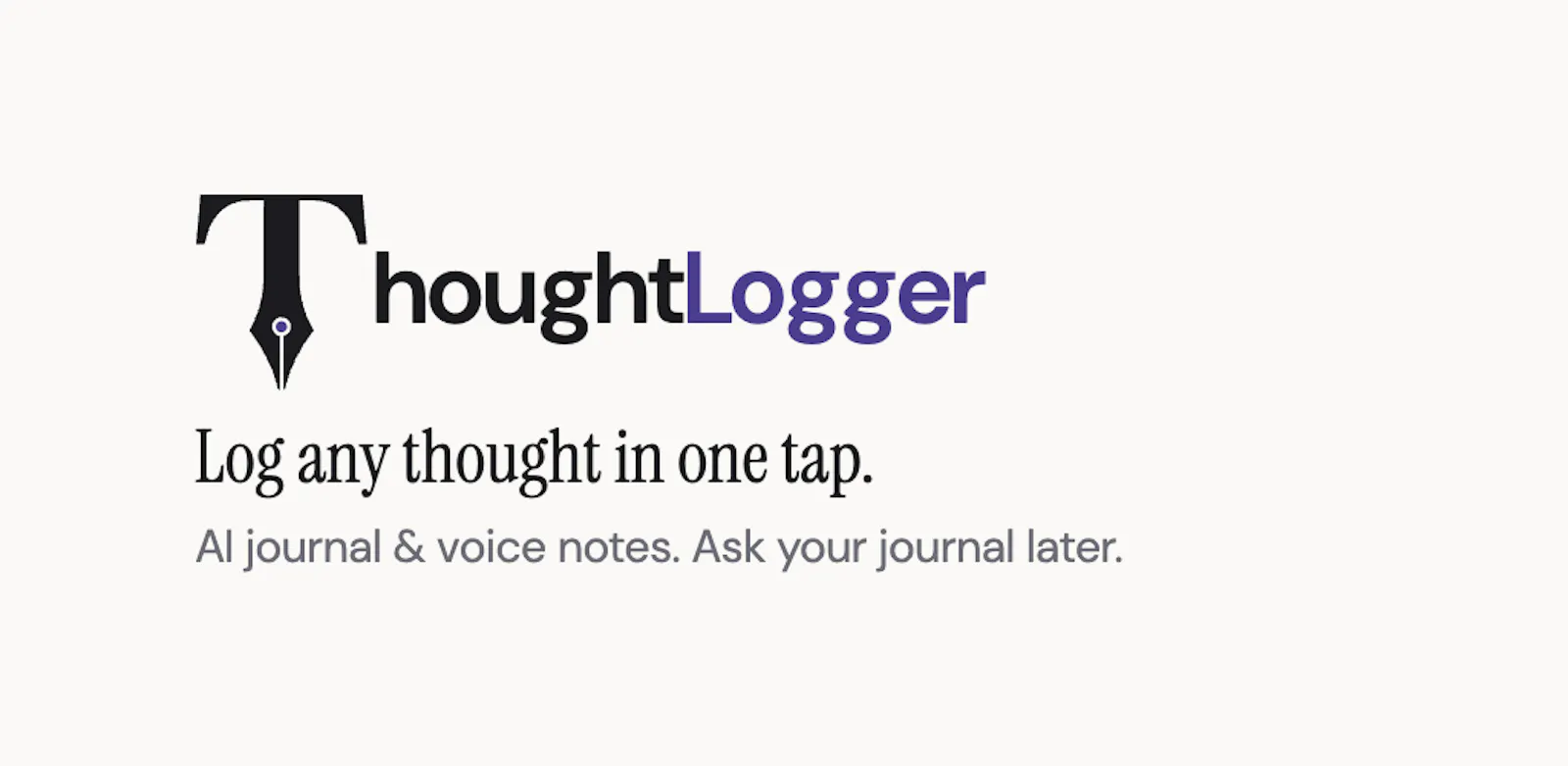 ThoughtLogger screenshot 1