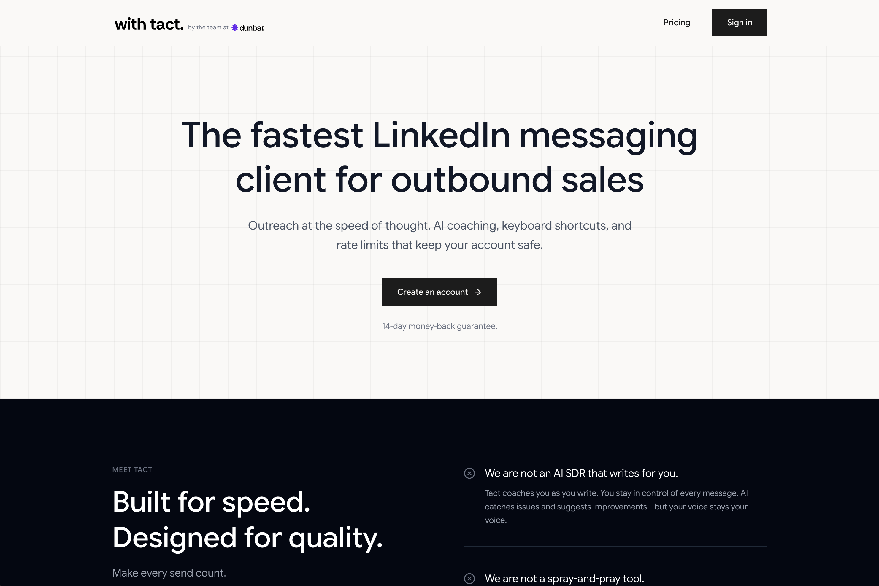 With Tact - Main product screenshot demonstrating key features and user interface