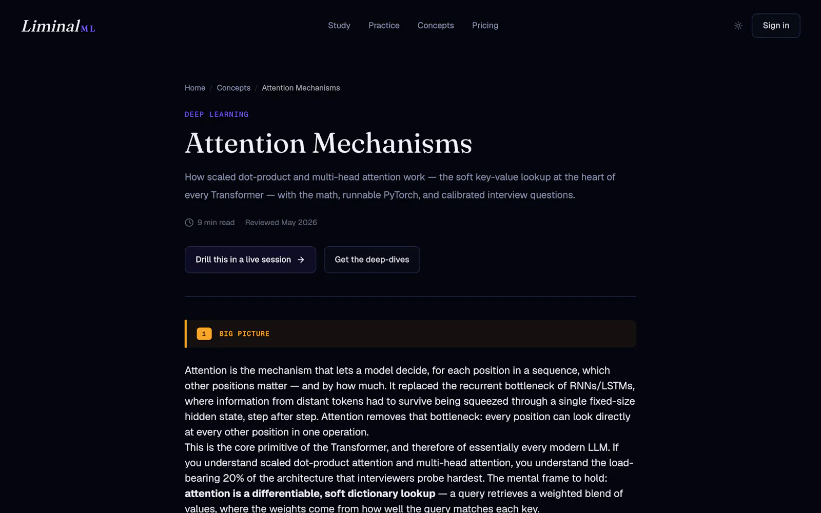 LiminalML screenshot 3