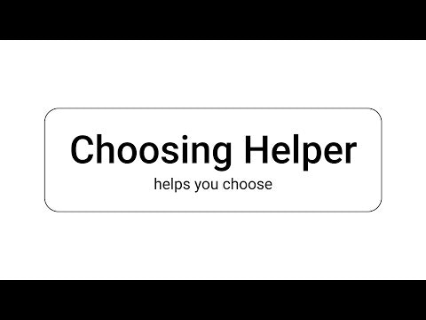 Choosing Helper gallery image