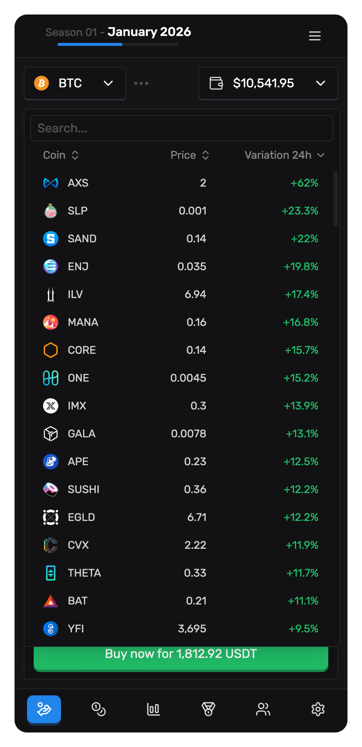 TacticTrade - Screenshot 3 showing product features and functionality