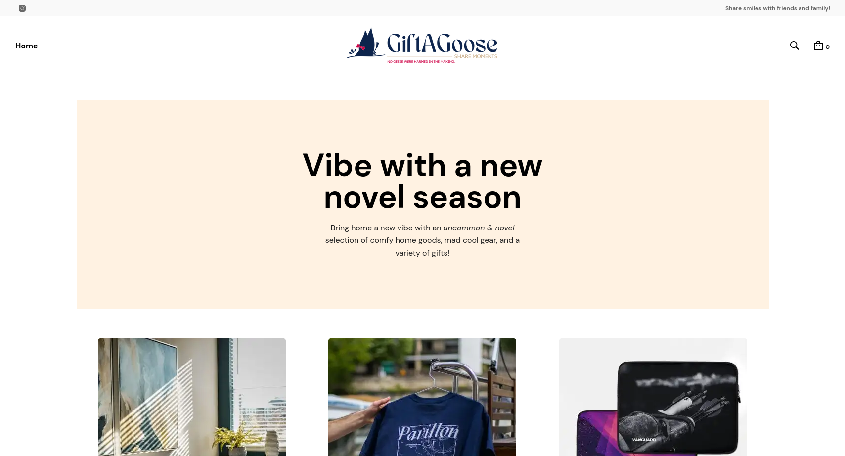 GiftAGoose.com - 带回新的氛围，带有新颖的疯狂装备。媒体1