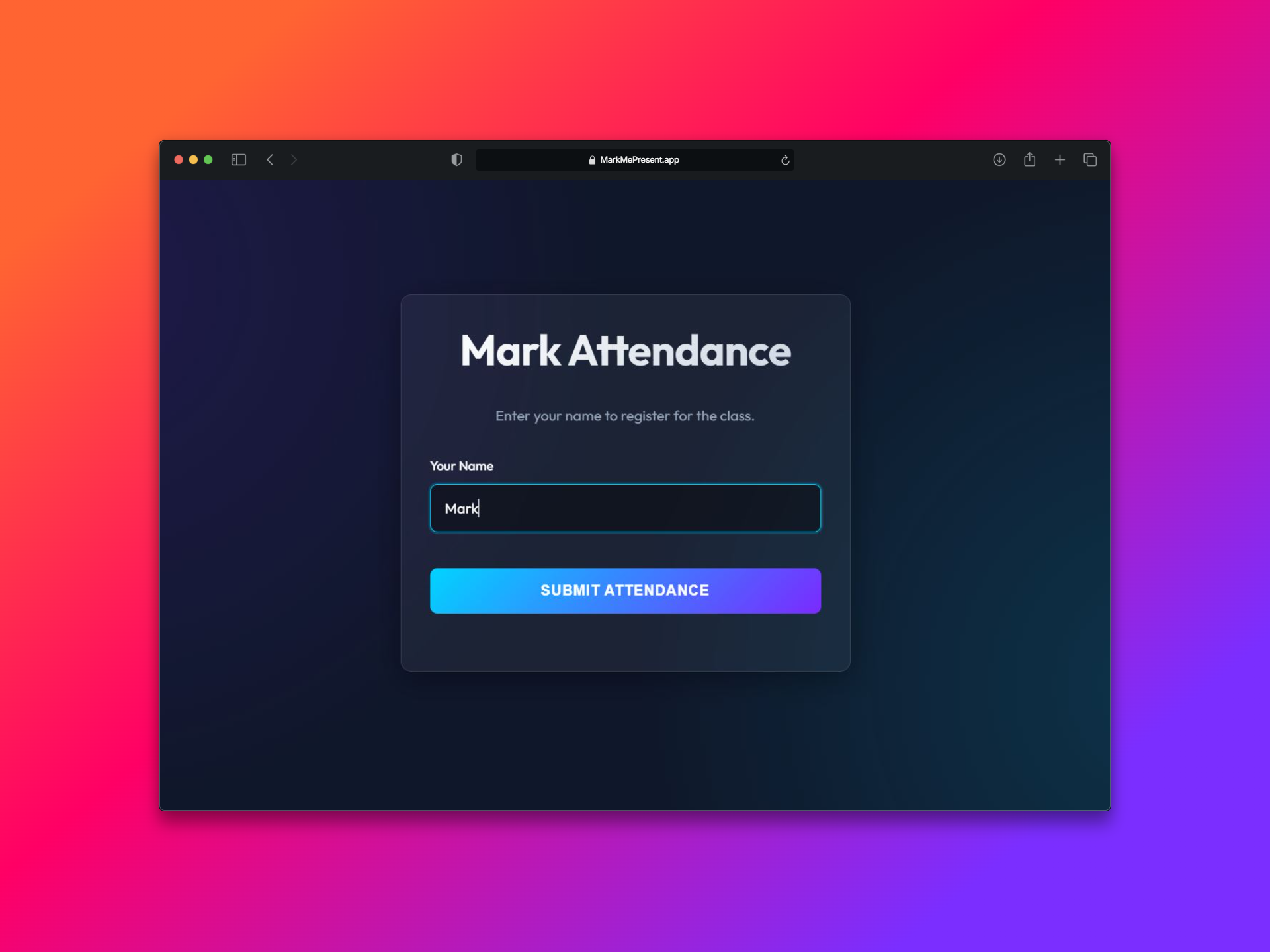 Mark Me Present gallery image