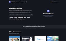 Mastodon Server List media 3