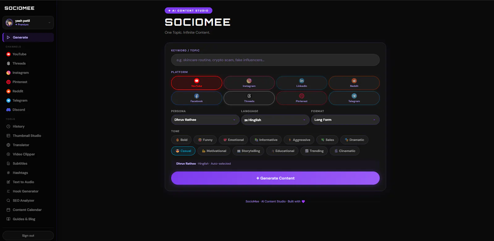 SocioMee screenshot 1
