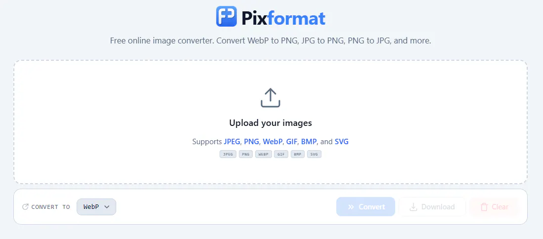 Pixformat product banner