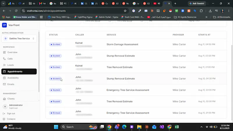 Vox Front AI screenshot 2