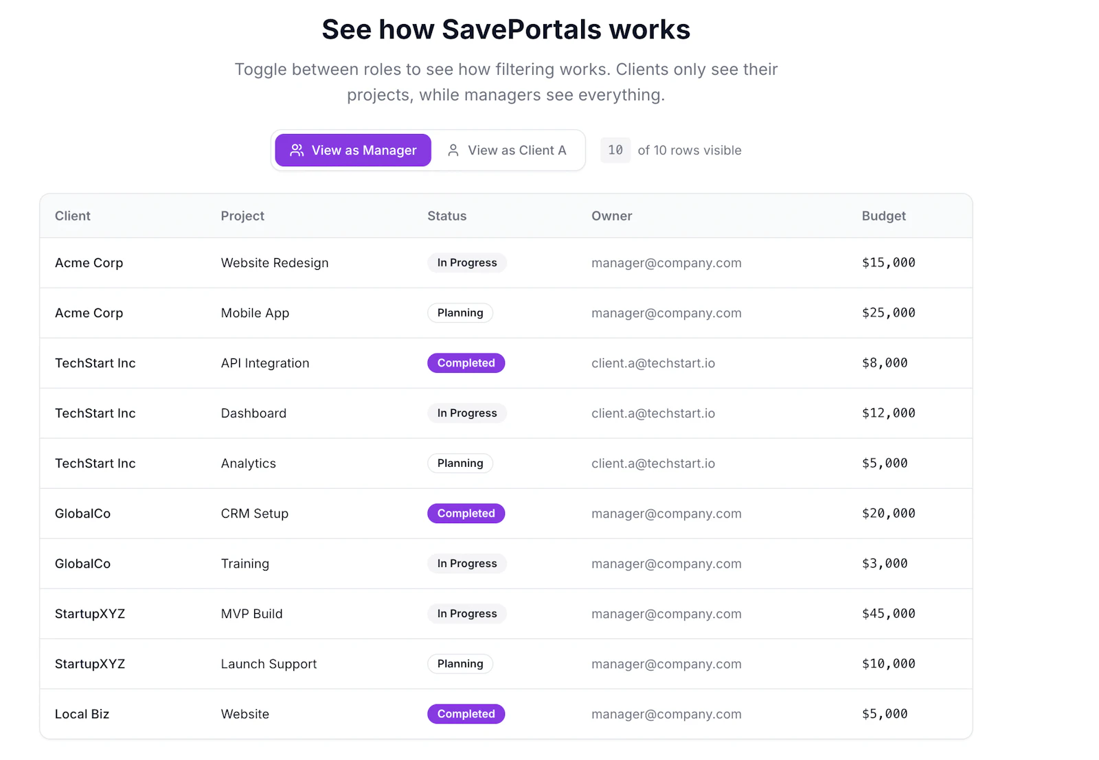 SavePortals - Notion Client Portals screenshot 2