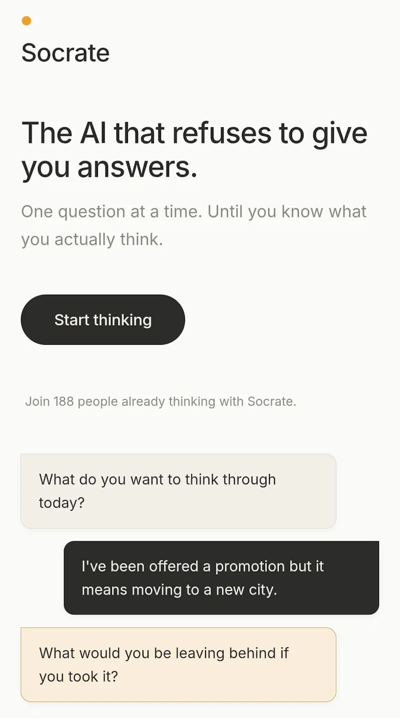 Socrate screenshot 1